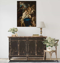 A Nymph With Cupids by Narcisse Virgile Diaz De La Pena