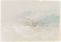 A Packet Boat Off Dover by Joseph Mallord William Turner