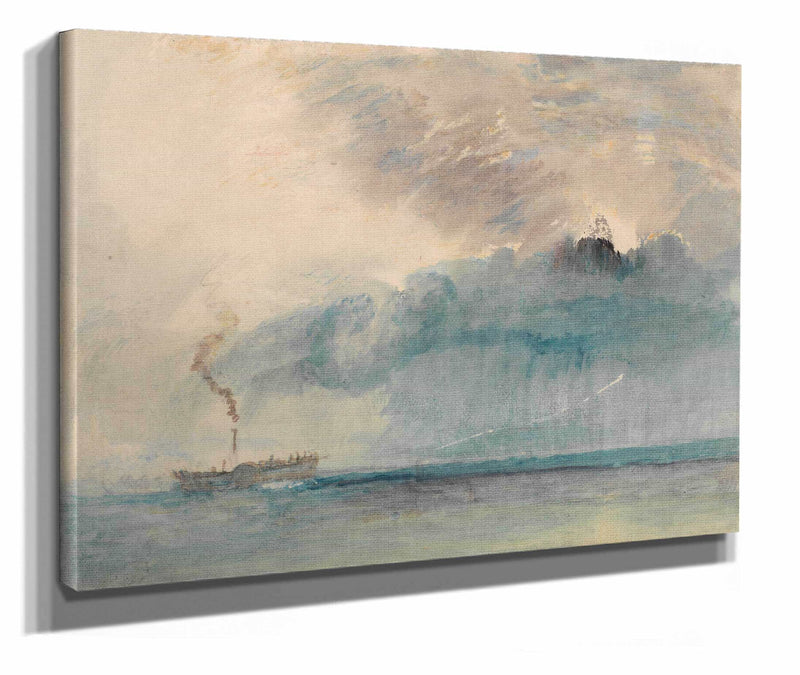 A Paddle Steamer In A Storm by Joseph Mallord William Turner