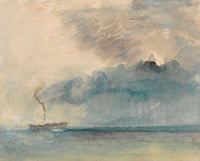 A Paddle Steamer In A Storm by Joseph Mallord William Turner