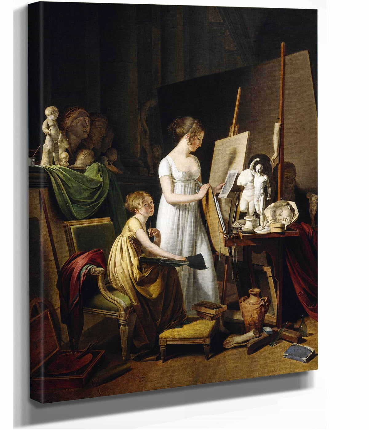 A Painters Studio by Louis Leopold Boilly