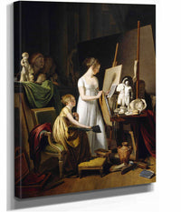A Painters Studio by Louis Leopold Boilly