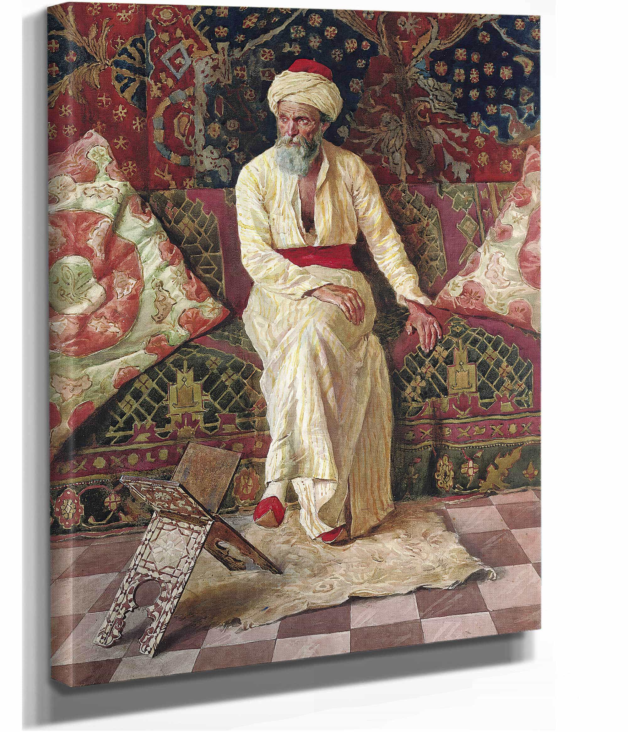 A Pensive Elder by Rudolf Ernst