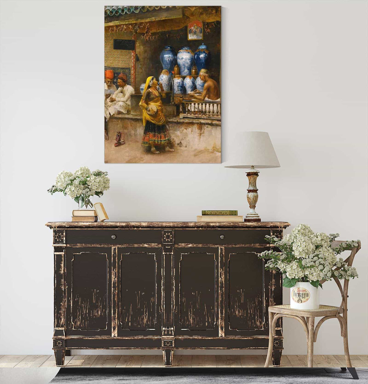 A Perfumers Shop Bombay by Edwin Lord Weeks