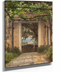 A Pergola Italy by Christoffer Wilhelm Eckersberg