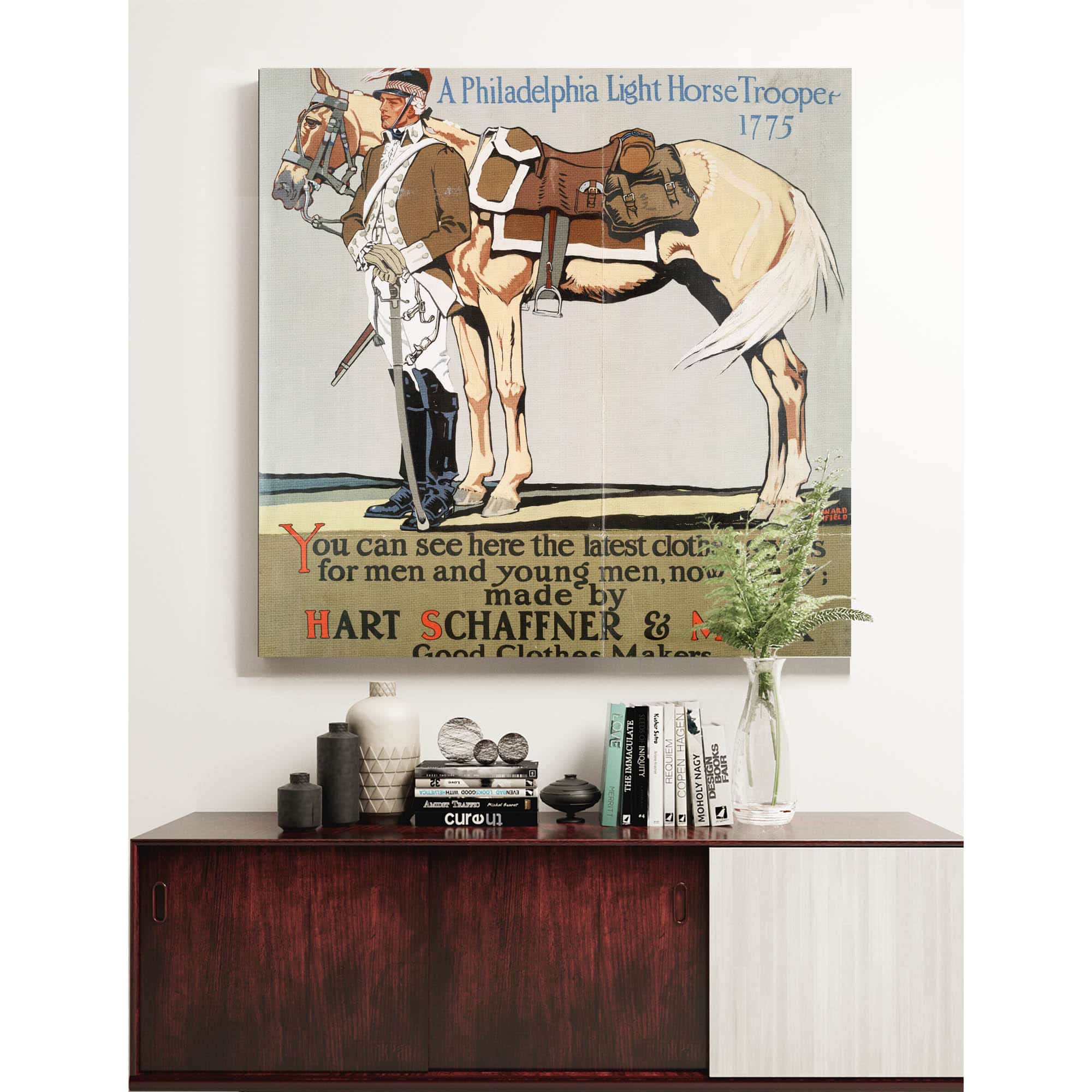 A Philadelphia Light Horse Trooper  by Edward Penfield