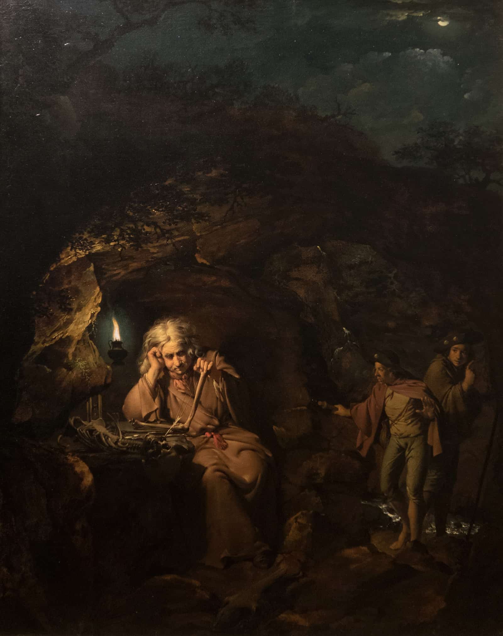 A Philosopher By Lamplight by Joseph Wright Of Derby