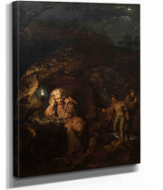 A Philosopher By Lamplight by Joseph Wright Of Derby