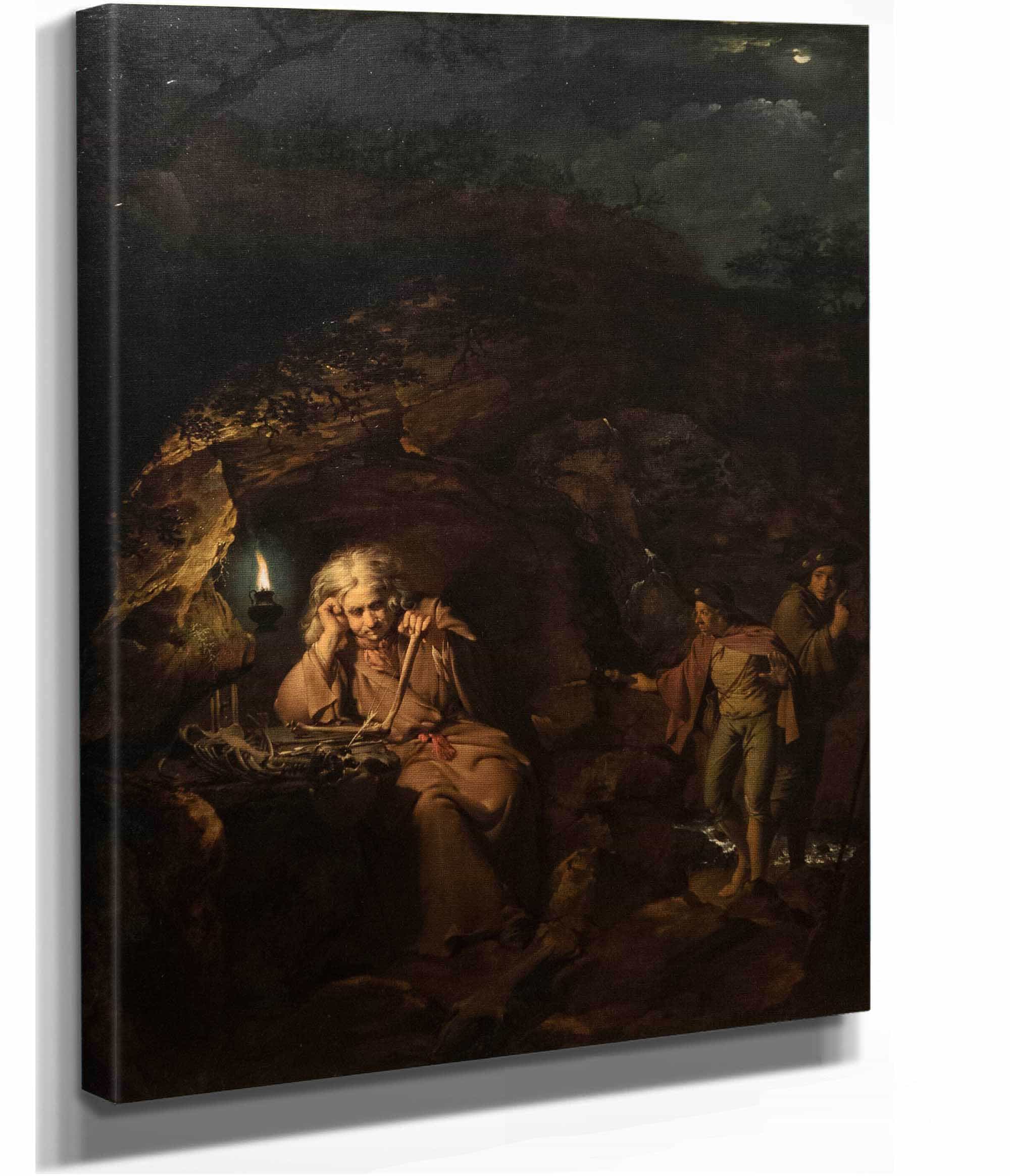 A Philosopher By Lamplight by Joseph Wright Of Derby