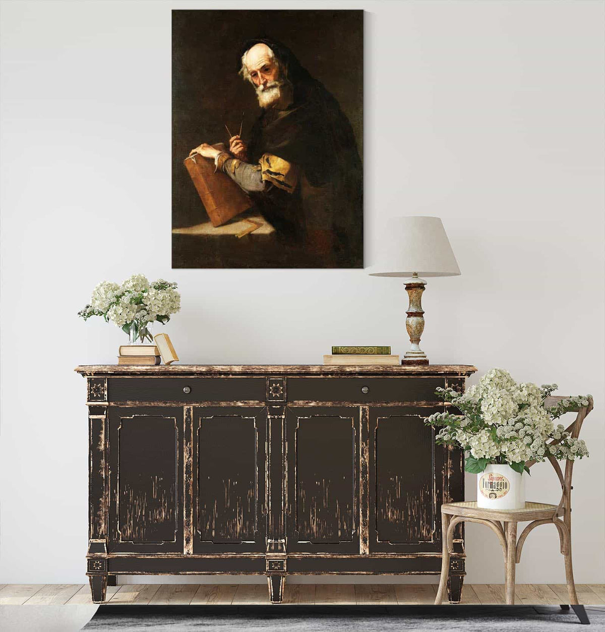 A Philosopher Presumed To Be Archimedes by Jusepe De Ribera