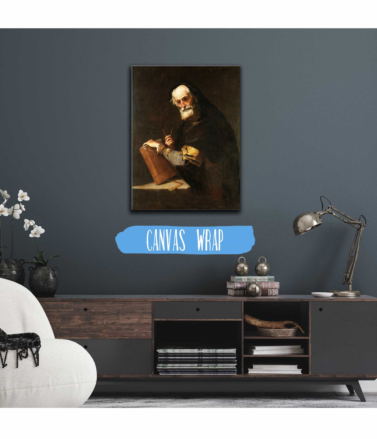 A Philosopher Presumed To Be Archimedes by Jusepe De Ribera