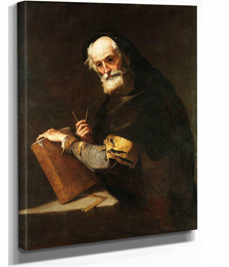 A Philosopher Presumed To Be Archimedes by Jusepe De Ribera