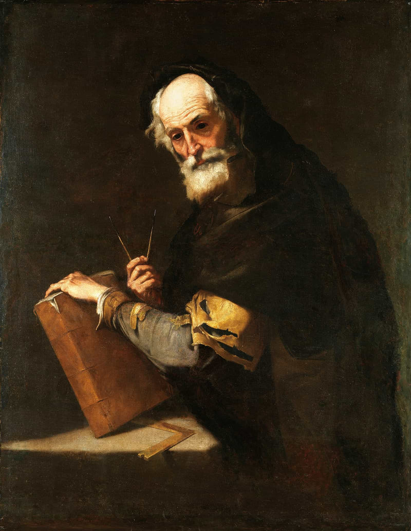 A Philosopher Presumed To Be Archimedes by Jusepe De Ribera