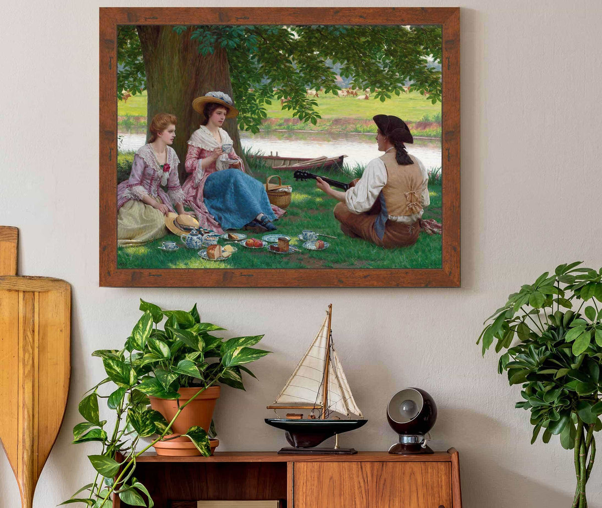 A Picnic Party by Edmund Blair Leighton