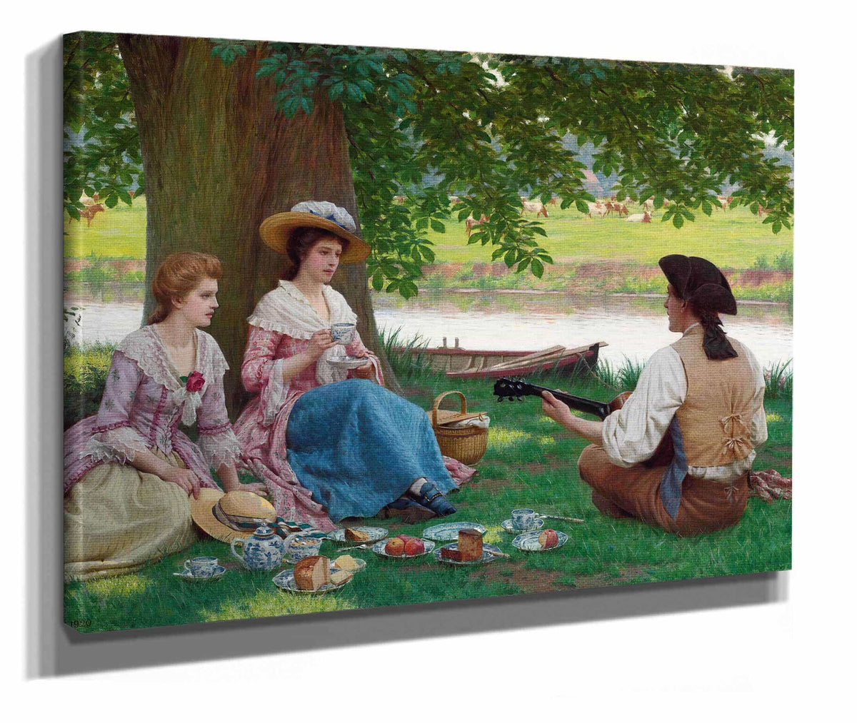 A Picnic Party by Edmund Blair Leighton