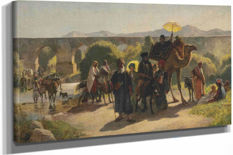 A Pilgrimage To The Jordan At The Greek Easter by Edwin Lord Weeks