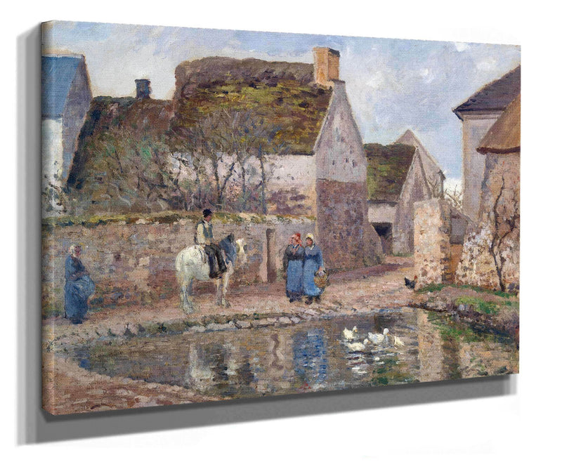 A Pond In Ennery by Camille Pissarro