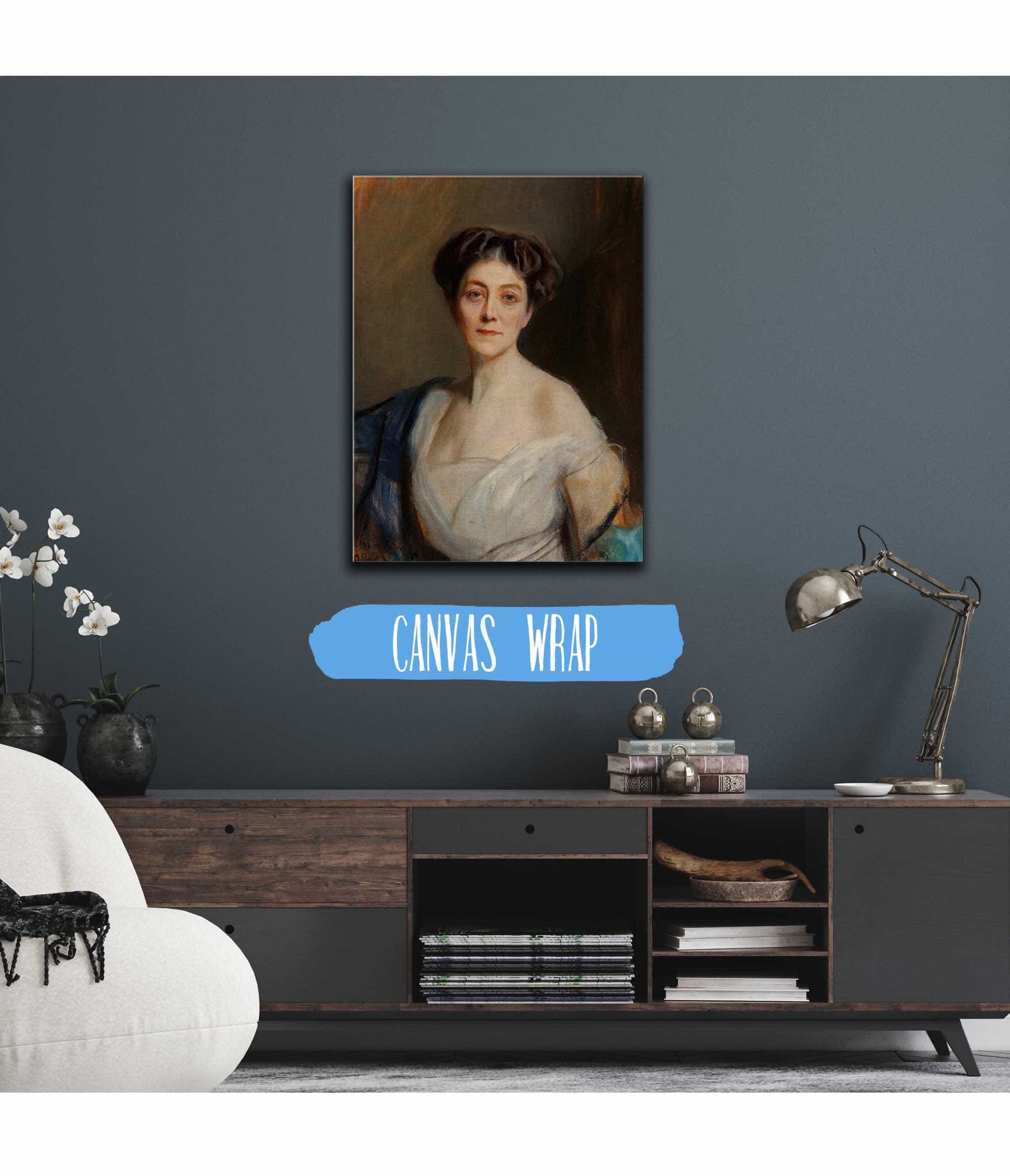 A Portrait Of Caroline Lambart Countess Of Cavan by Philip Alexius De Laszlo