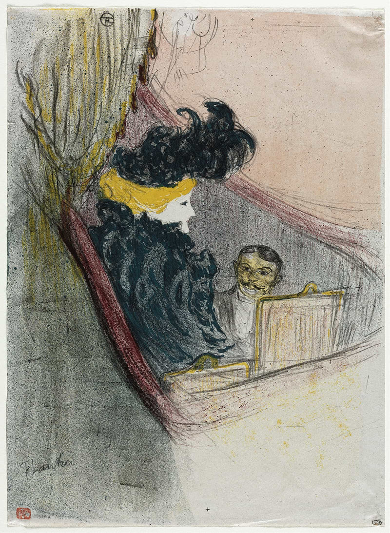 A Princely Idyl Clara Ward by Henri De Toulouse Lautrec