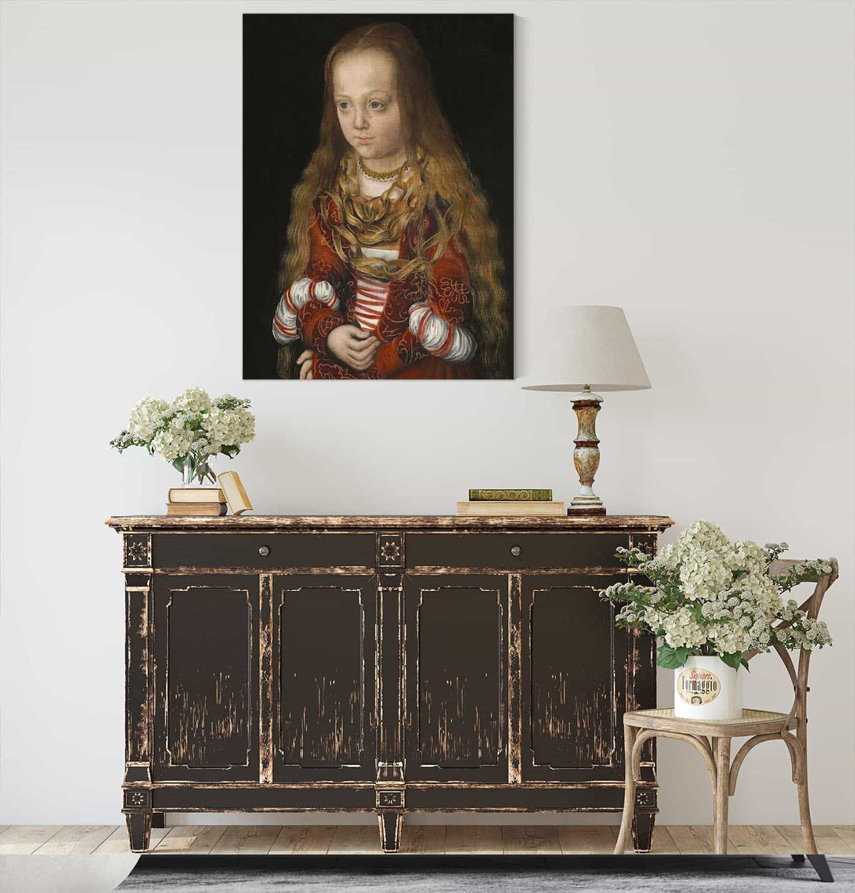 A Princess Of Saxony by Lucas Cranach The Elder