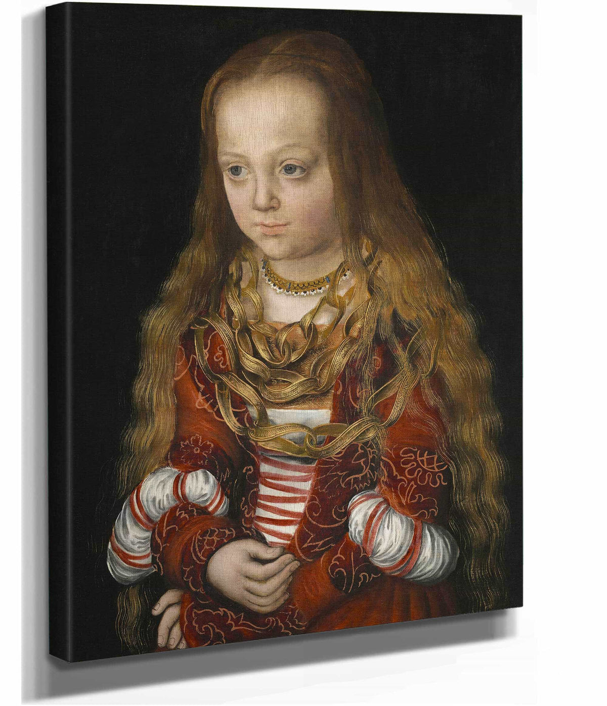 A Princess Of Saxony by Lucas Cranach The Elder