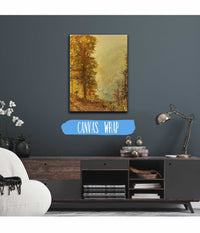 A Rabbit Hunter On A Riverside Road by John Atkinson Grimshaw