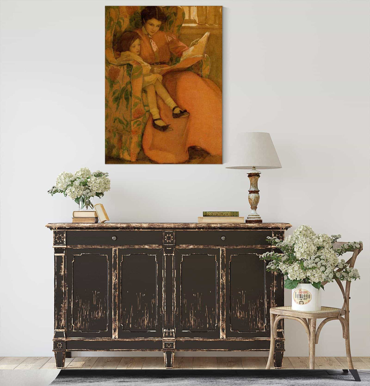 A Rainy Day by Jessie Willcox Smith