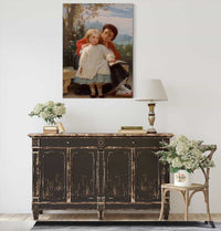 A Reading Lesson by Leon Jean Basile Perrault