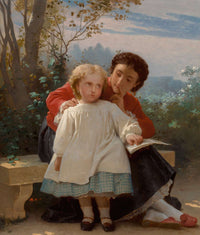 A Reading Lesson by Leon Jean Basile Perrault