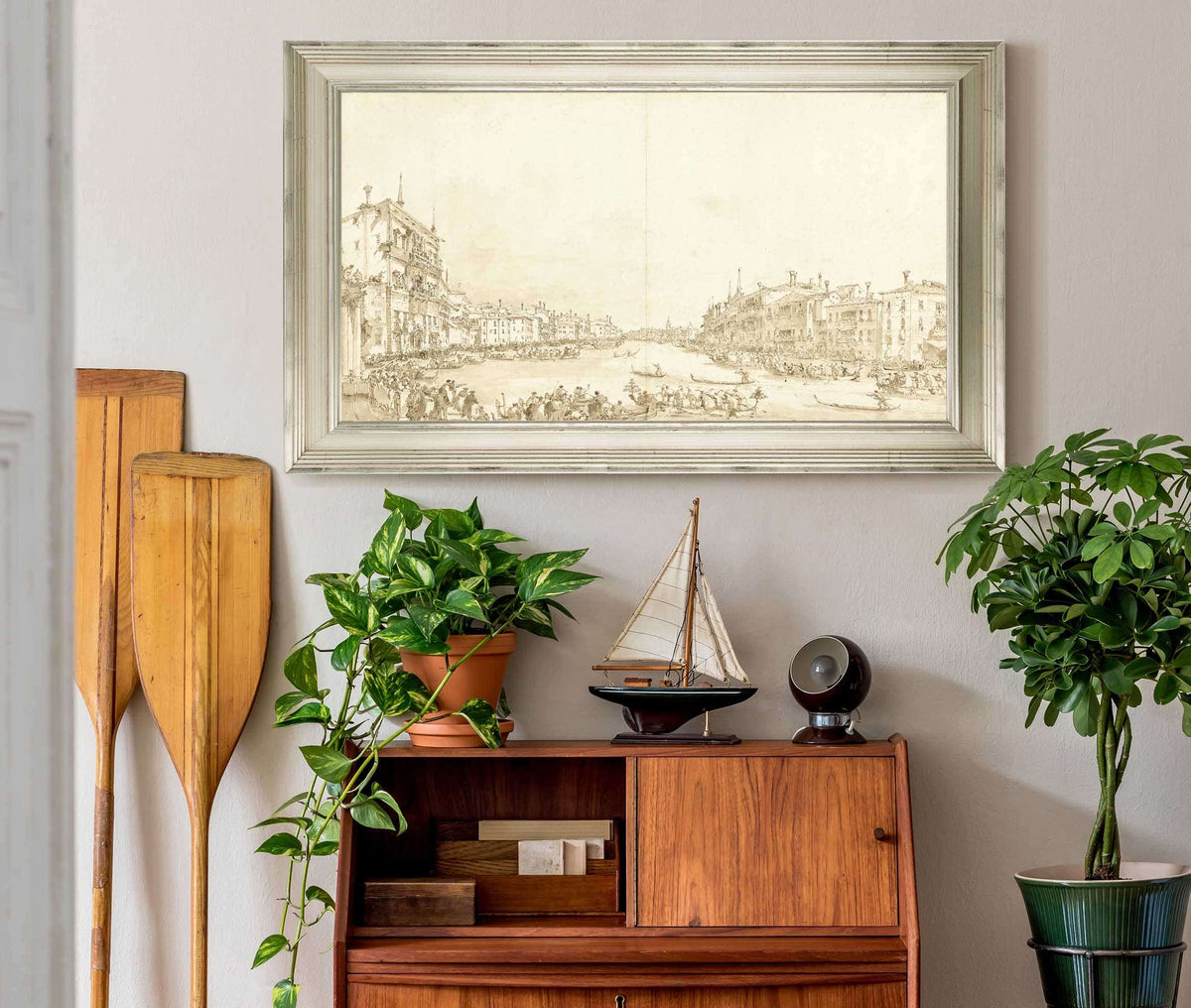 A Regatta On The Grand Canal by Francesco Guardi