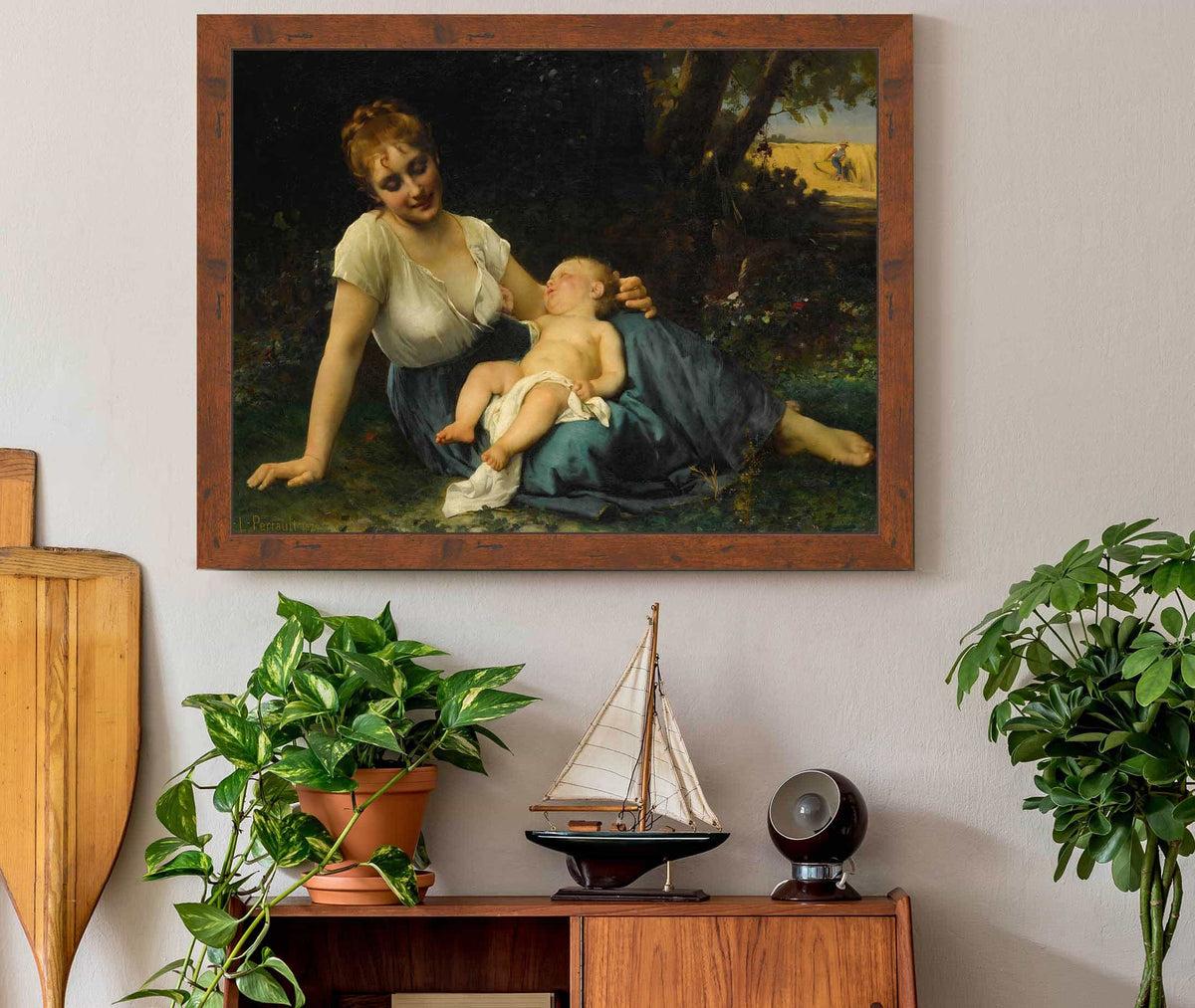 A Rest In The Shade by Leon Jean Basile Perrault