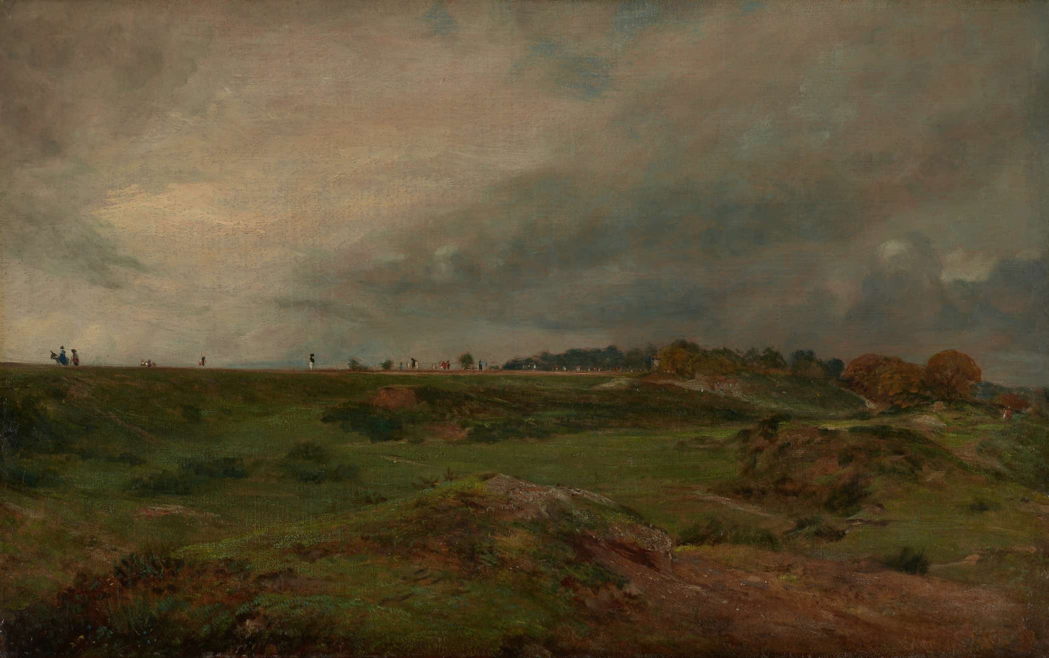 A Road Across Hampstead Heath by John Constable