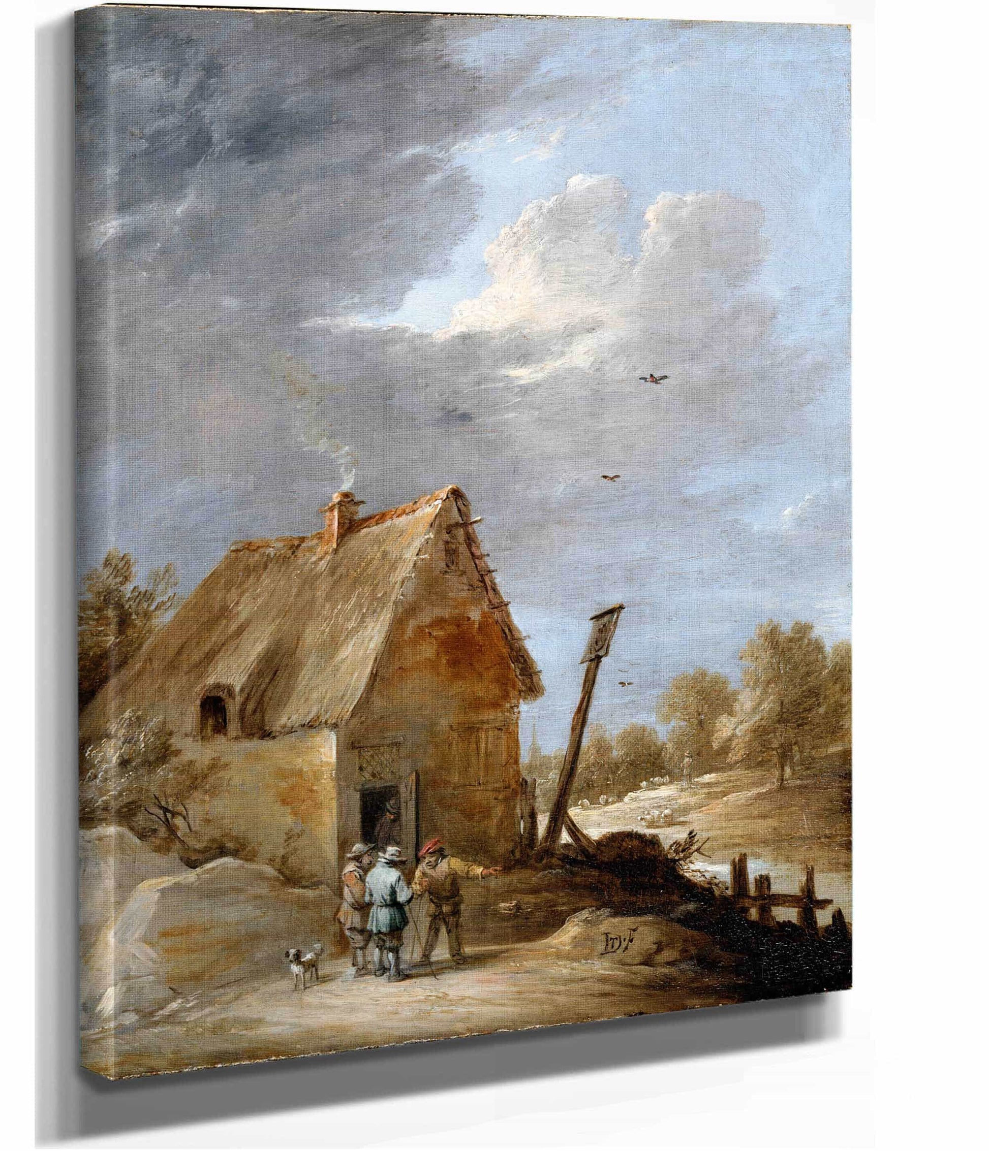 A Road Near A Cottage by David Teniers The Younger