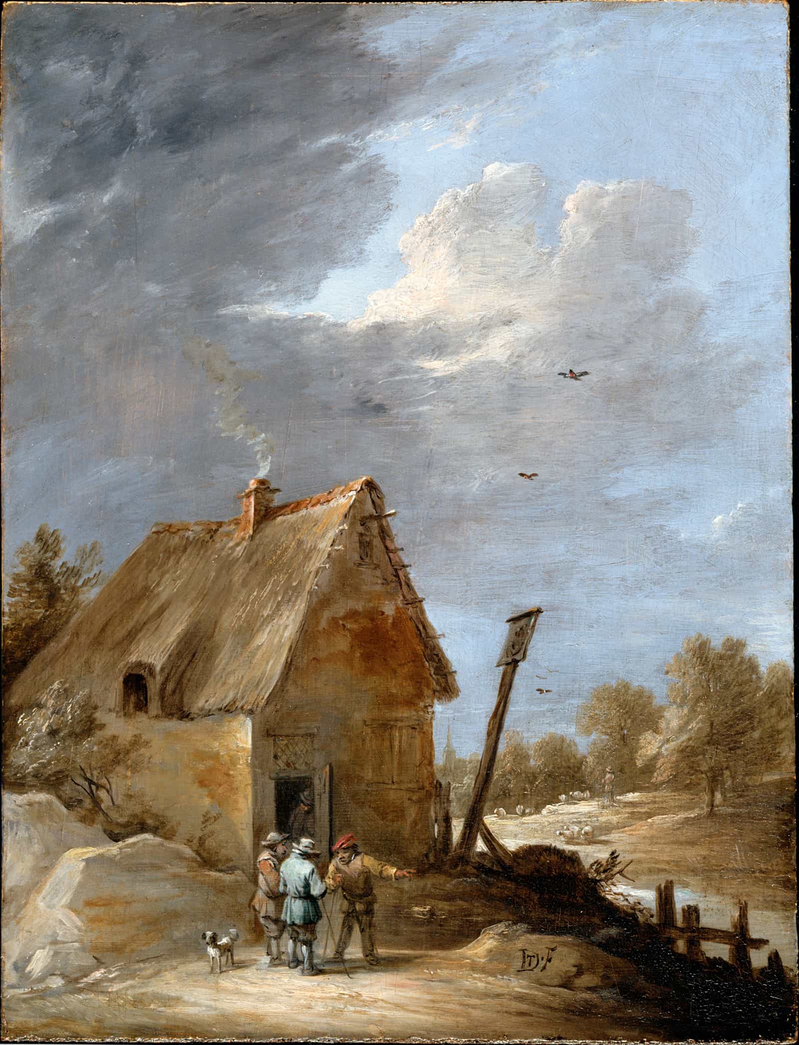 A Road Near A Cottage by David Teniers The Younger