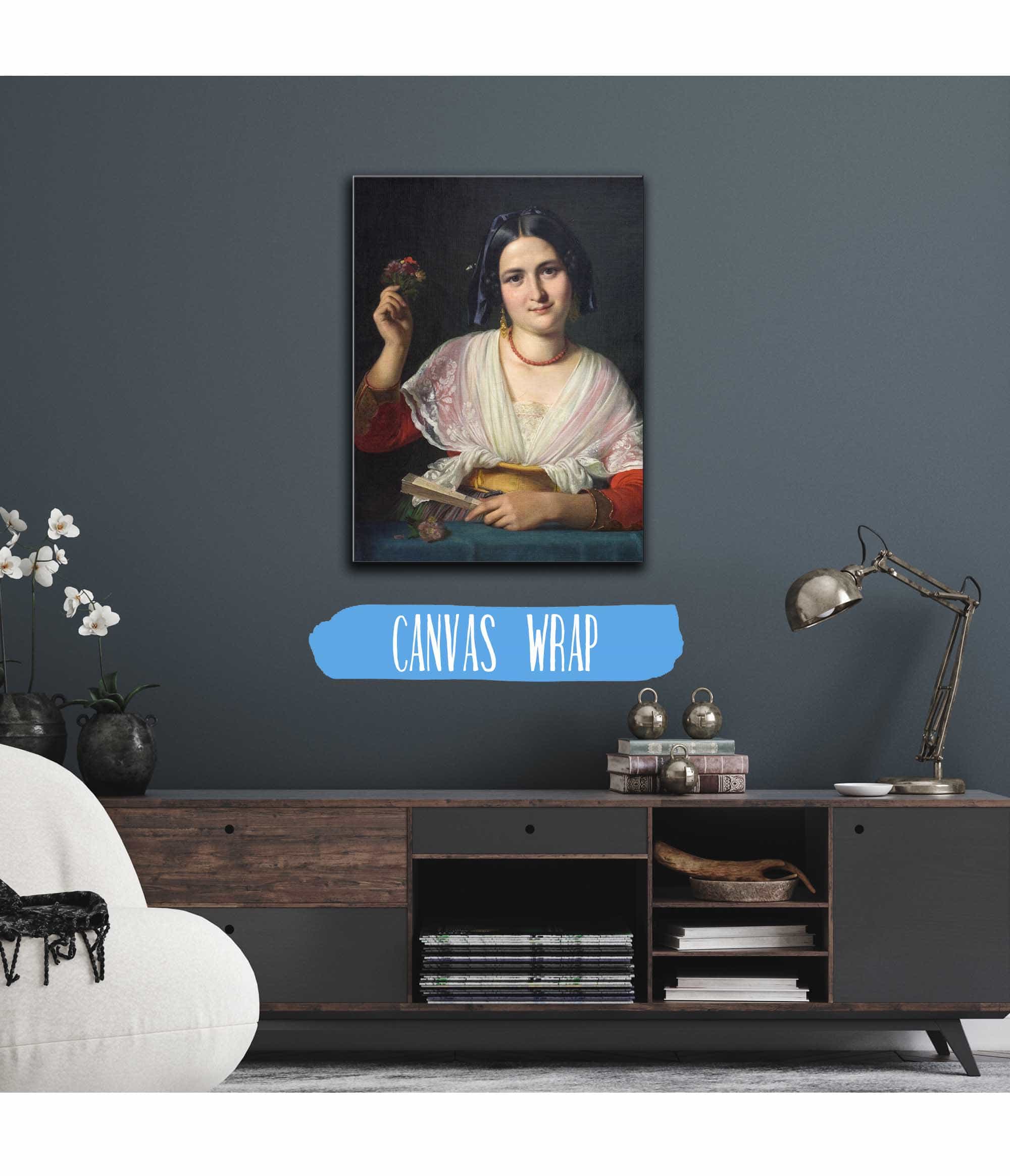 A Roman Woman In Fancy Dress by Wilhelm Marstrand