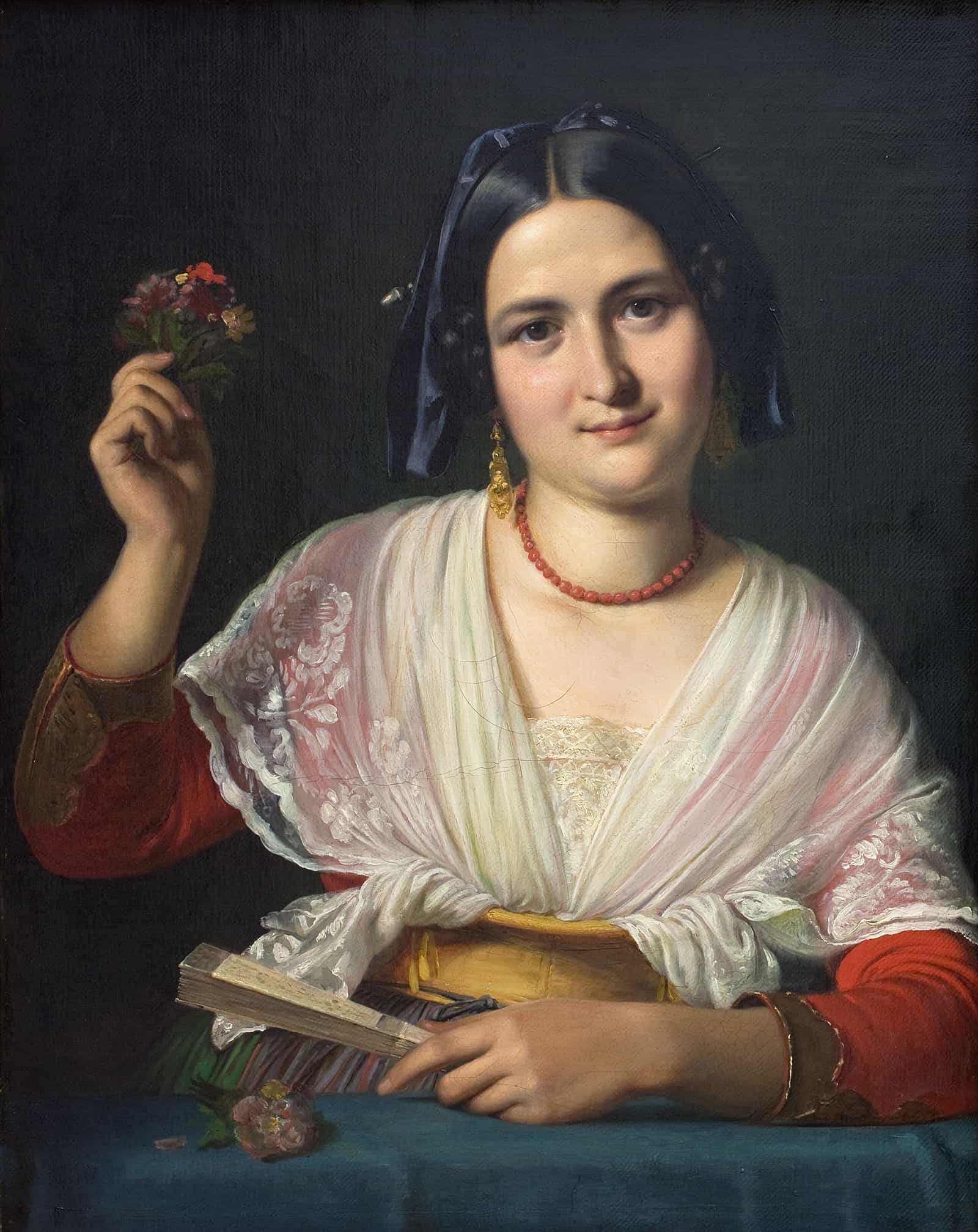 A Roman Woman In Fancy Dress by Wilhelm Marstrand