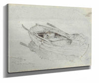 A Rowing Boat At Twickenham by John Linnell