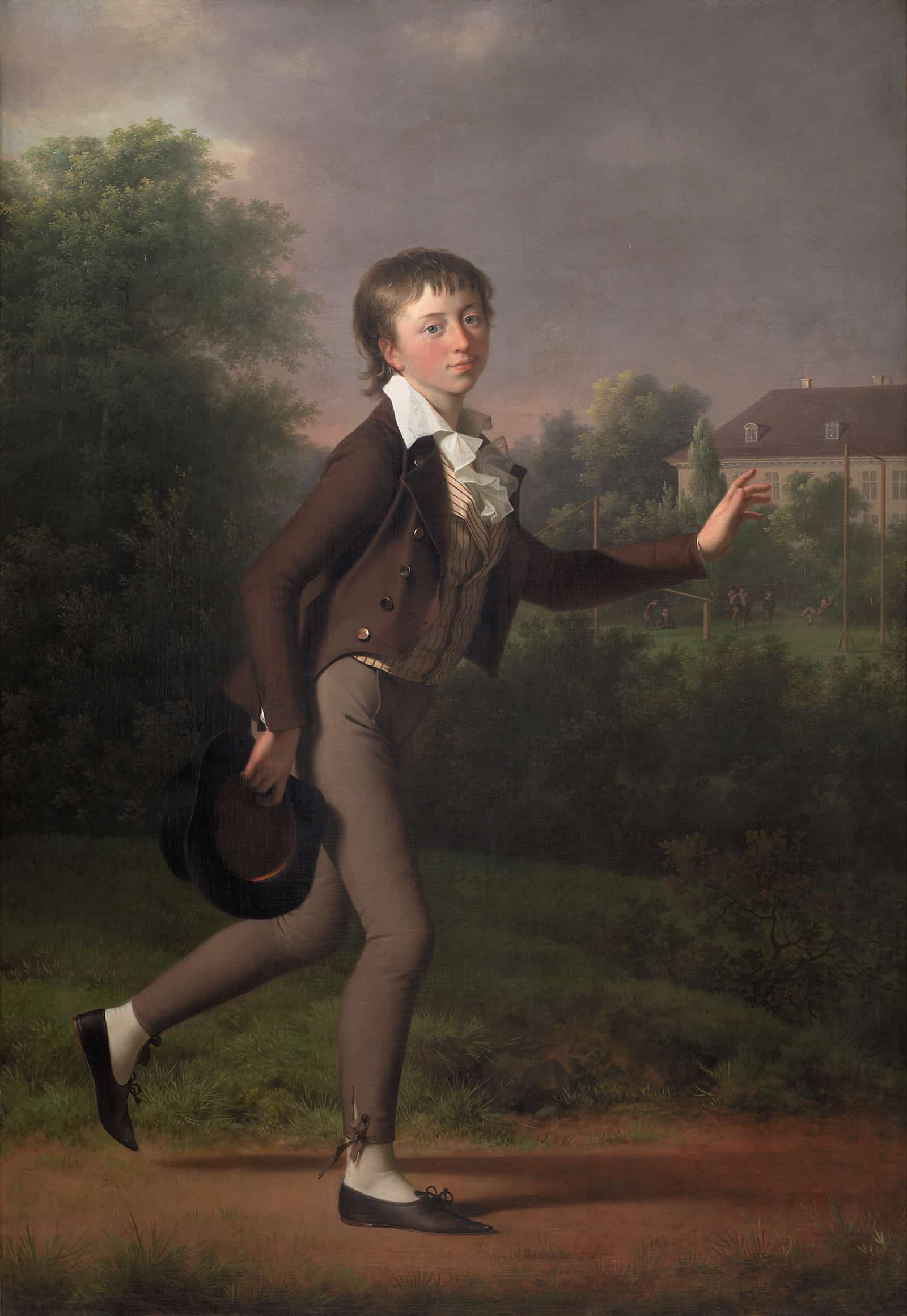 A Running Boy Marcus Holst Von Schmidten by Jens Juel