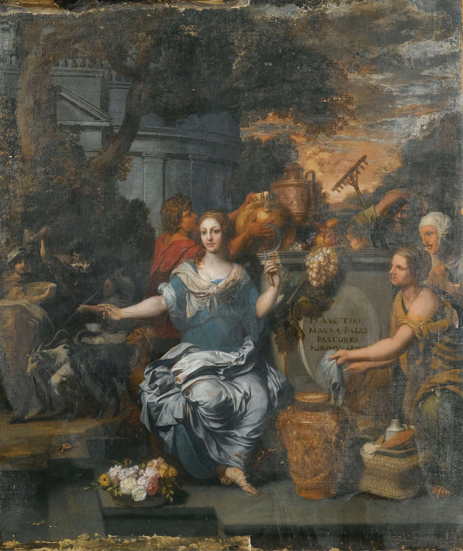 A Sacrifice To Pales by Gerard De Lairesse