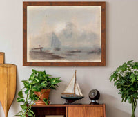 A Sailing Ship Near Shore by Hercules Brabazon Brabazon