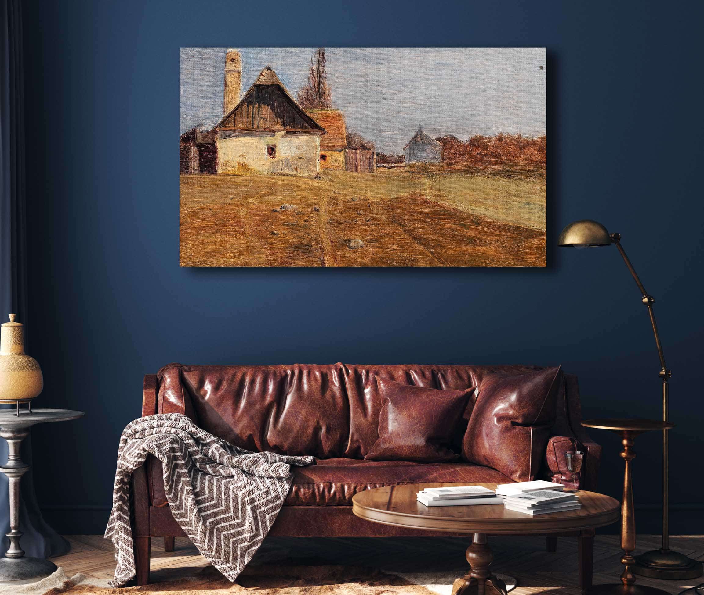 A Scene In Mannsworth On The Danube by Tina Blau