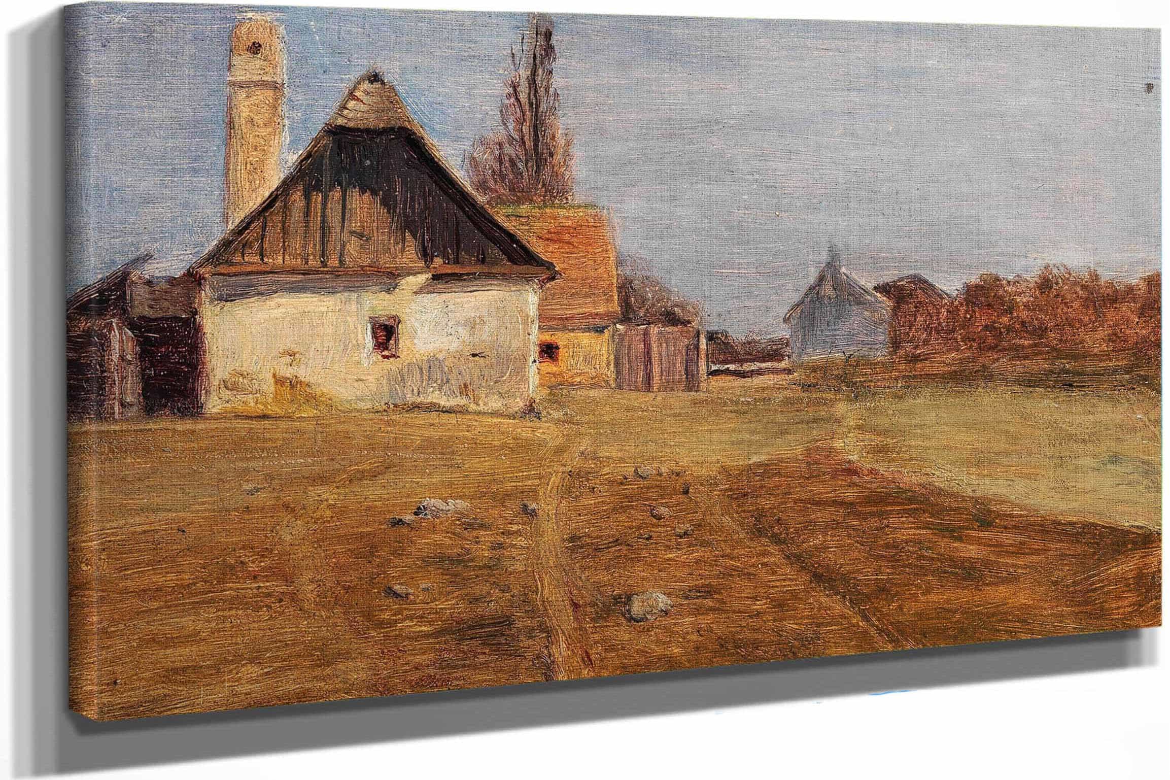 A Scene In Mannsworth On The Danube by Tina Blau