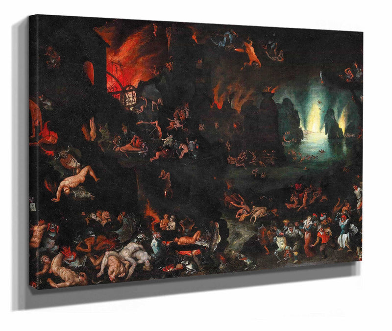A Scene Of Hell by Jan Brueghel The Elder