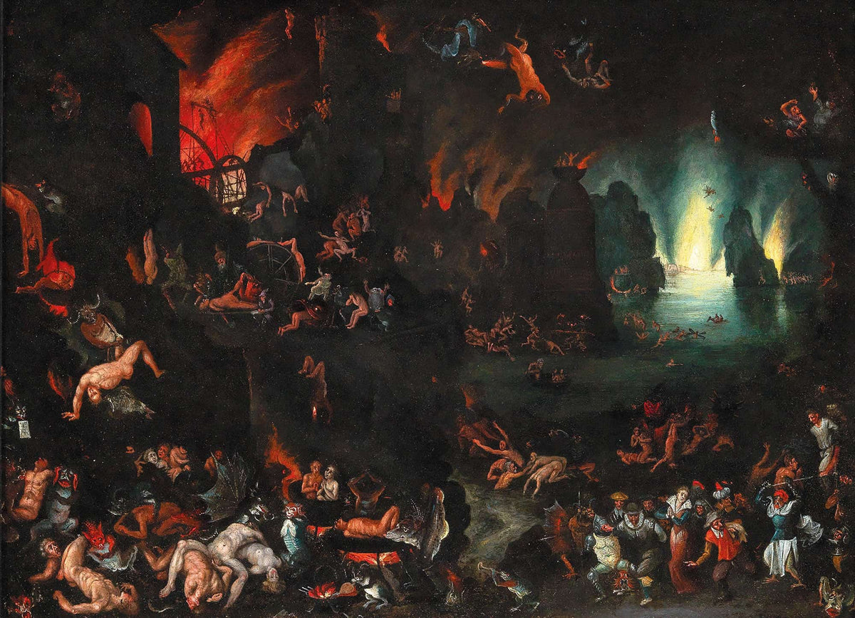 A Scene Of Hell by Jan Brueghel The Elder