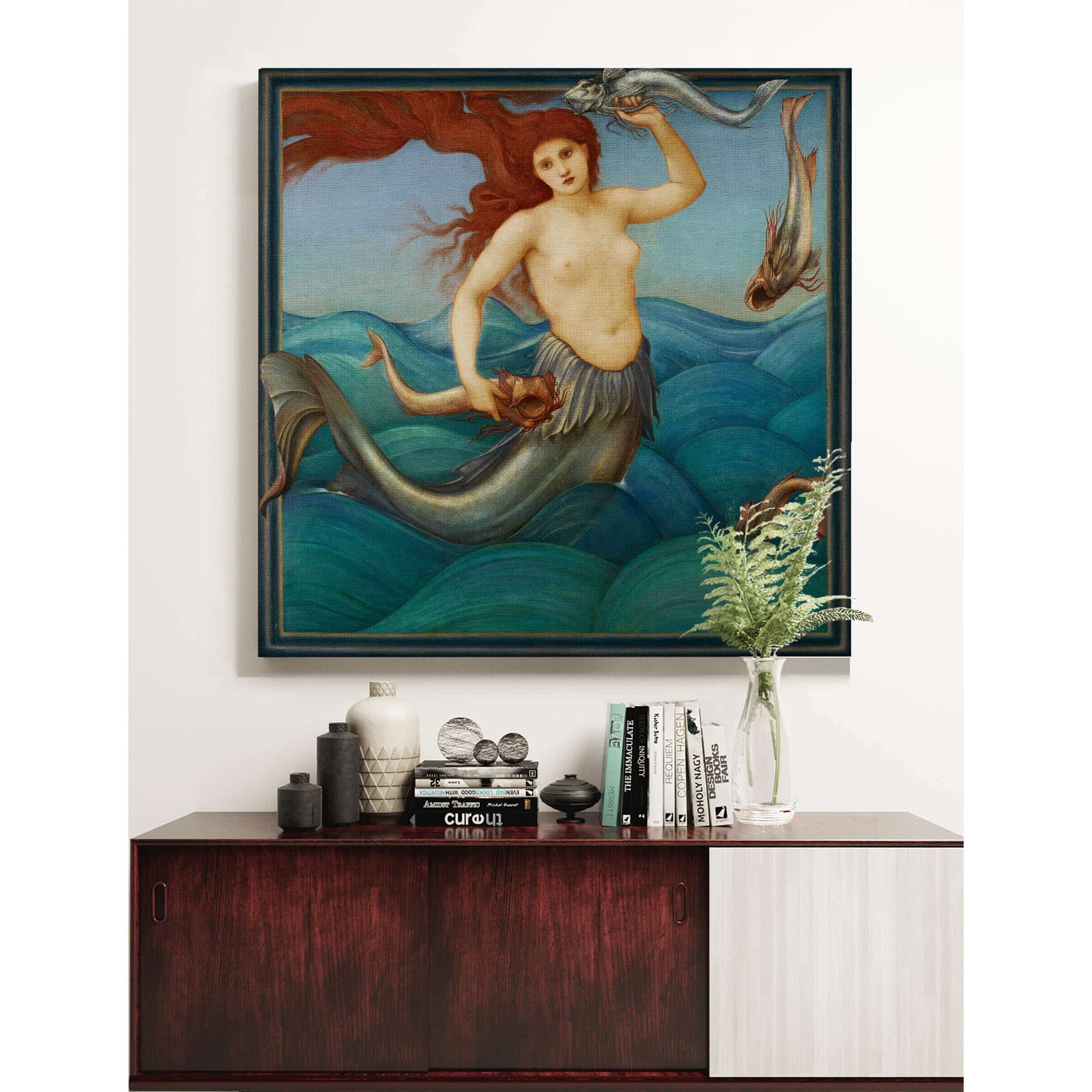 A Sea Nymph by Sir Edward Coley Burne Jones