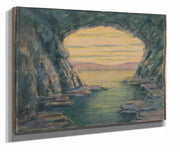 A Seaside Cave  by Herbert Crowley