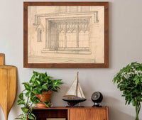 A Sedilia In Upwell Church Norfolk by John Sell Cotman