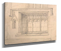 A Sedilia In Upwell Church Norfolk by John Sell Cotman