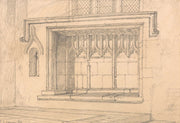 A Sedilia In Upwell Church Norfolk by John Sell Cotman