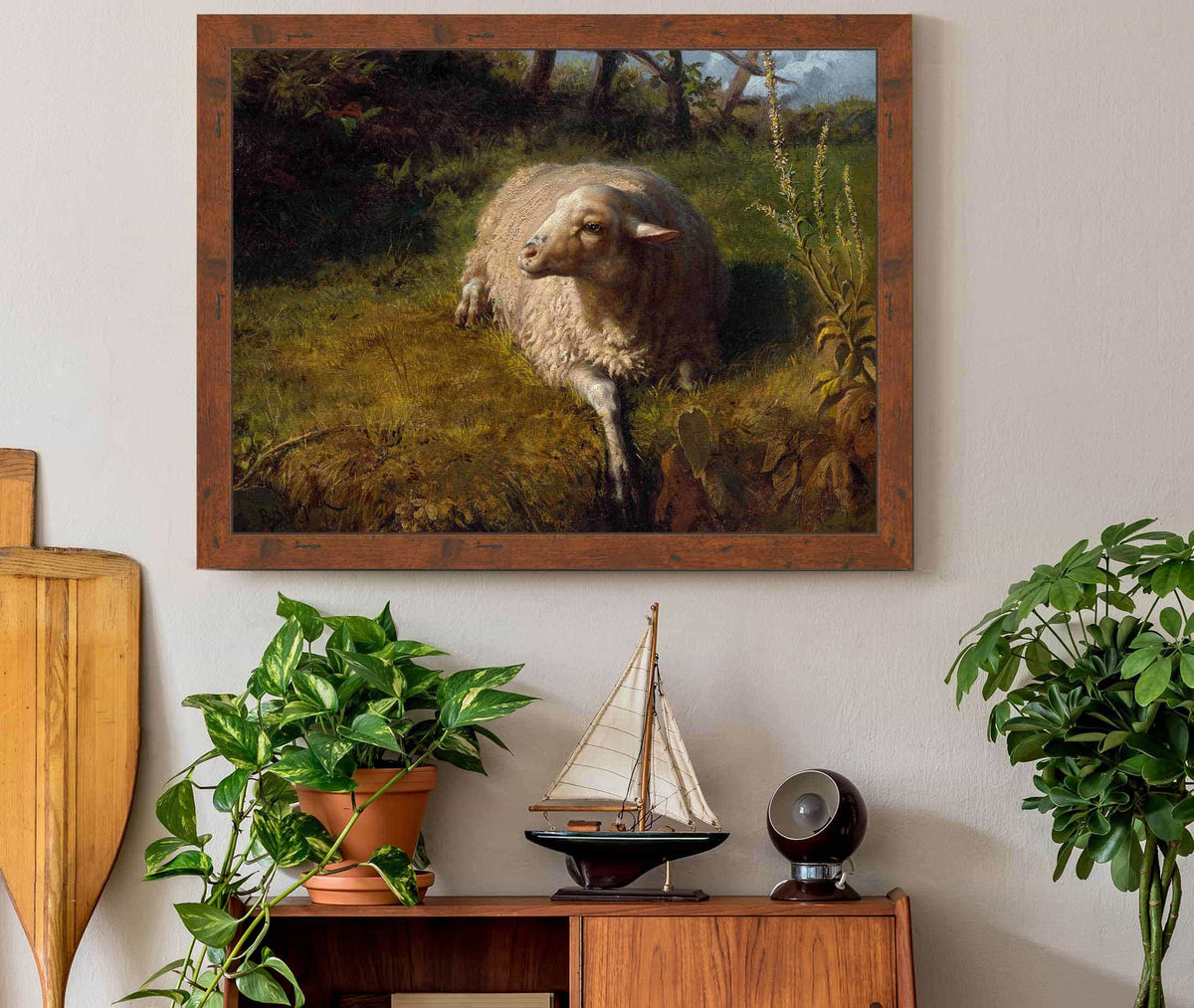 A Sheep At Rest by Rosa Bonheur